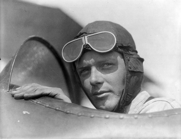 Charles Lindbergh neplánovaně navštívil Olomouc