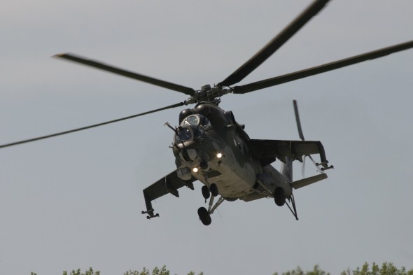 bitevní vrtulník pilotinfo