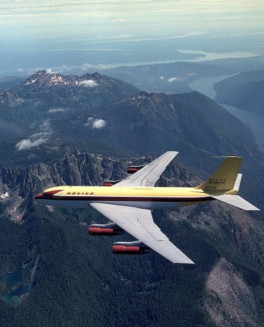 Dash Eighty za letu Foto Boeing