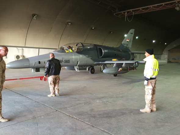 Irácké Aero L 159 připravené ke vzletu
