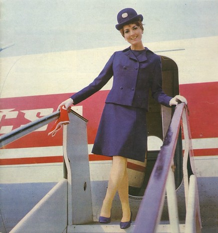 letuška ČSA 1973 nová uniforma