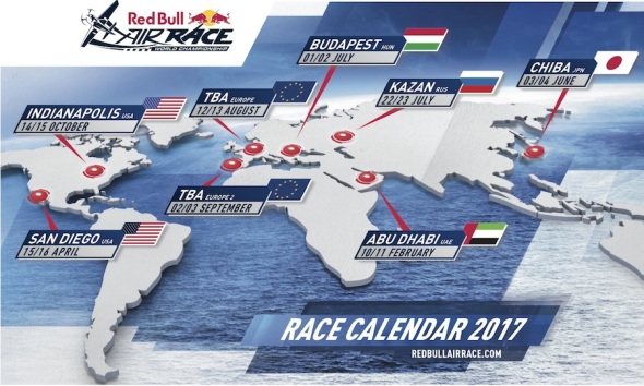 závody Red Bull Air Race 2017