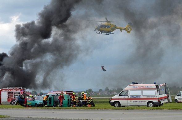 Helicopter Show 2017 zásah záchranářů