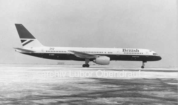 Boeing B757 BA Praha Ruzyně 1985