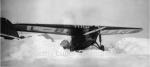 Letiště Praha Kbely zima 1929 Fokker F-VII a L BAAH