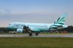 Cyprus Airways landing Prague Airport