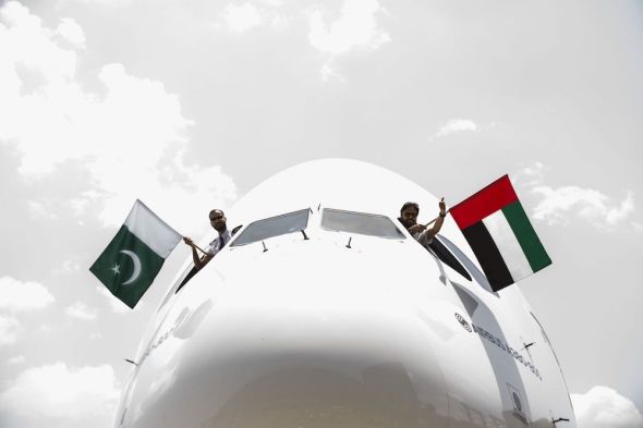 Emirates Airbus A380 Islamabad