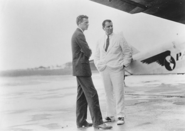 Pan Am Juan T. Trippe a Charles A. Lindbergh