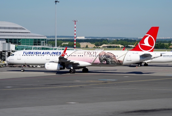Turkish Airlines letiště Praha Ruzyně