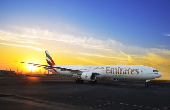 Boeing 777-300ER A6-EQP Emirates na letišti Dubaj