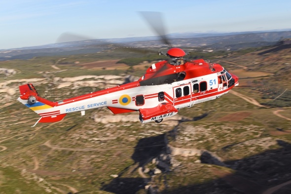 vrtulník Airbus Helicopter H225 záchranná služba © A. Pecchi