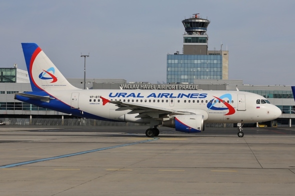Ural Airlines letiště Praha Ruzyně
