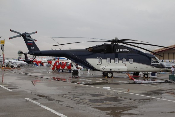 Dubai 2019 vrtulník Mil Mi 38