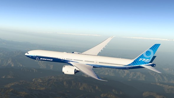 Boeing 777X první let