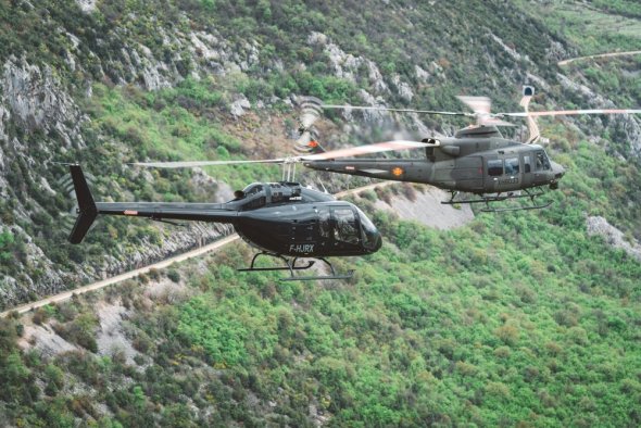 Vrtulník Bell Černá Hora