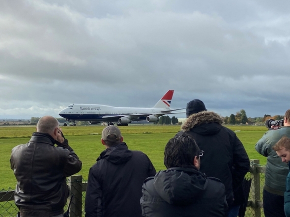 British Airways Boeing B 747 poslední let