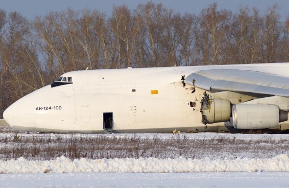 An 124 Ruslan RA-82042 po havári