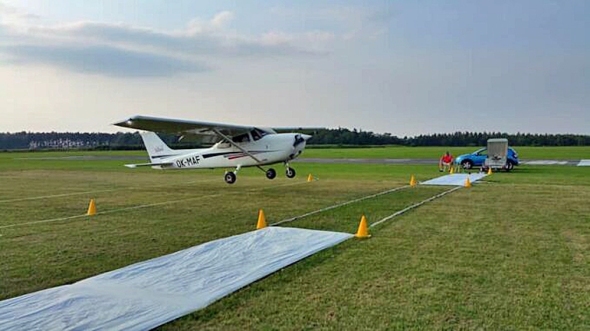 Mistrovství ČR v přesném létání 2021 Cessna C 172 OK - MAF